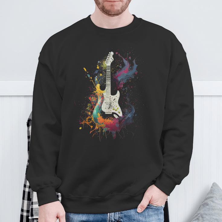 Guitarist Sweatshirt Geschenke für alte Männer