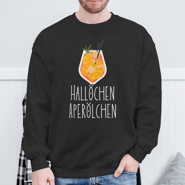 Hallöchen Aperölchen Holy Aperollin Spritz Aperoly Aperoli Sweatshirt Geschenke für alte Männer