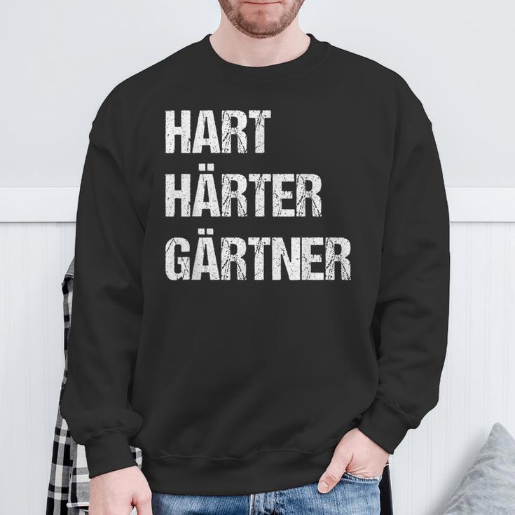 Hard Hardener Gardener Landscape Gardenerintage Sweatshirt Geschenke für alte Männer