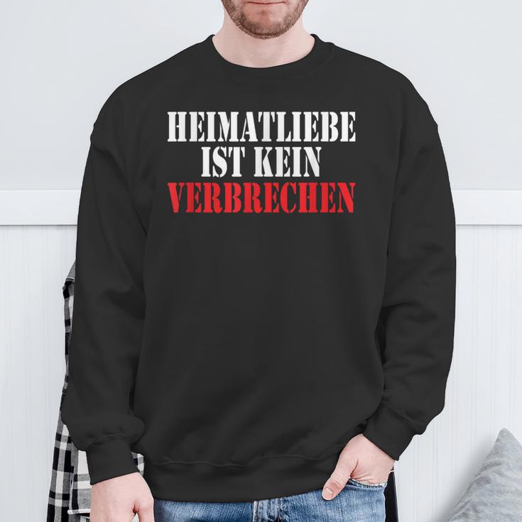 Heimatliebe Ist Keinerbrechen Deutschland German Sweatshirt Geschenke für alte Männer