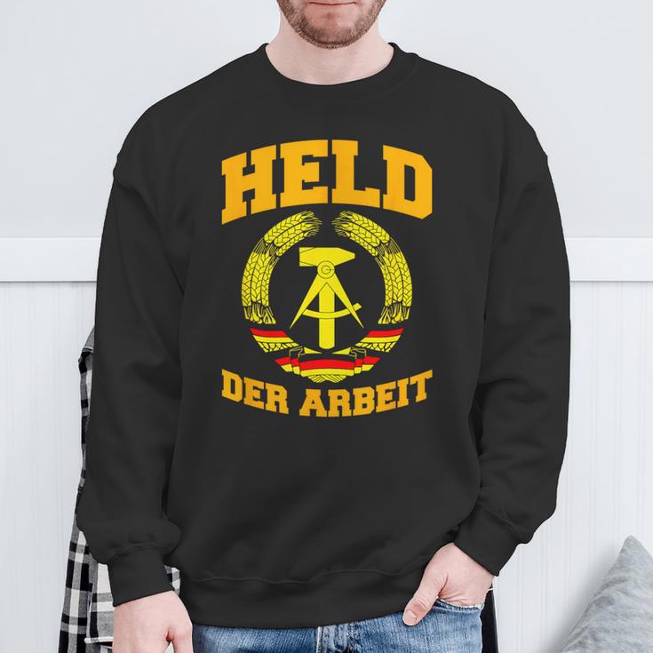 Held Der Arbeithammer & Compass Ddr Symbol Sweatshirt Geschenke für alte Männer