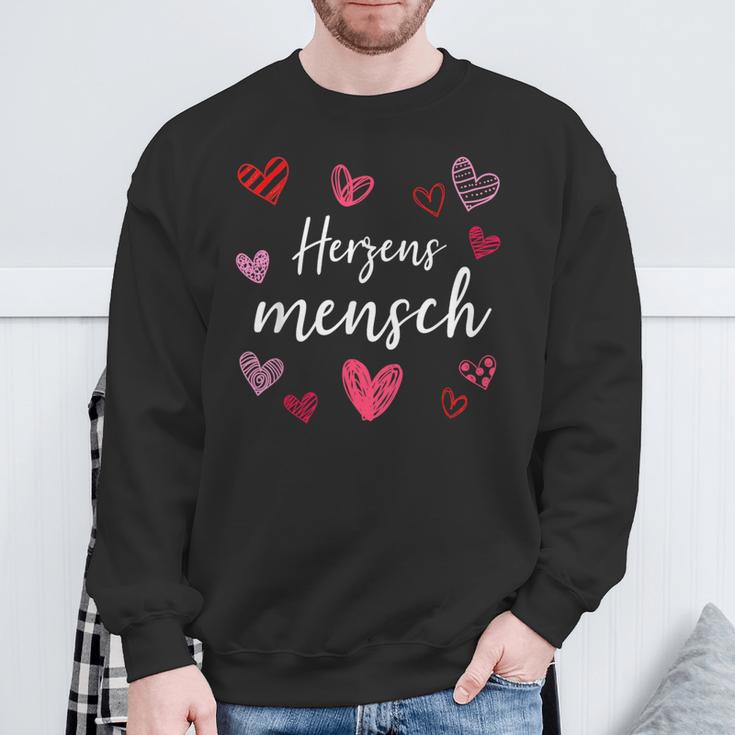 Herzensmensch Partneralentine's Day Friendship Sweatshirt Geschenke für alte Männer