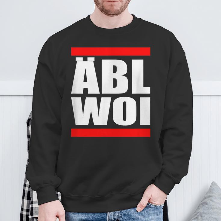 Hessisch Äbl Woi Apfelwein Äppler Oder Bembel Sweatshirt Geschenke für alte Männer