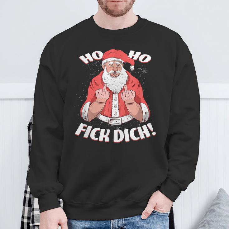 Ho Ho Fick Dich Christmas I Anti Christmas Sweatshirt Geschenke für alte Männer