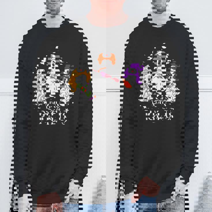 Hocus Poke Us Phlebotomist Medical Lab-Tech Spooky Halloween Sweatshirt Gifts for Old Men