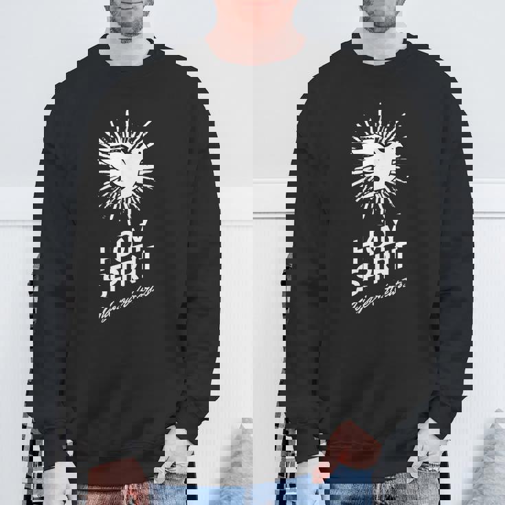 Holy Spirit Dove Sweatshirt Gifts for Old Men