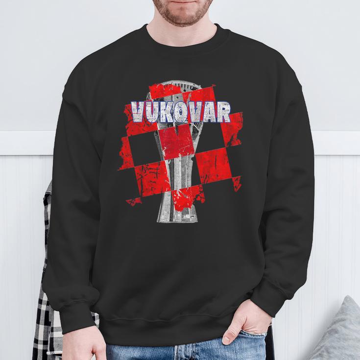 Hrvatskaukovarodotoranj Croatia Sweatshirt Geschenke für alte Männer