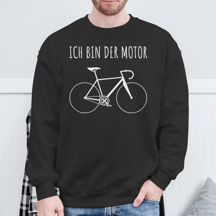 Ich Bin Der Motor Radfahrer Cool Saying E-Bike Sweatshirt Geschenke für alte Männer