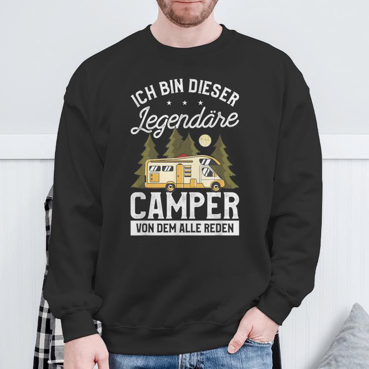 Ich Bin Dieser Legendäre Camperon Dem Alle Reden Wohnmobil German Sweatshirt Geschenke für alte Männer