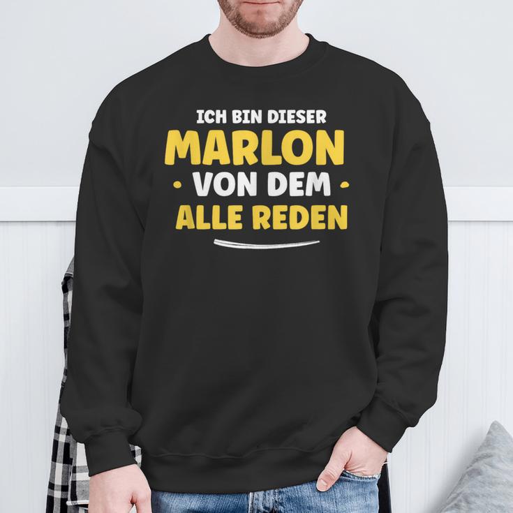 Ich Bin Dieser Marlon Sweatshirt Geschenke für alte Männer