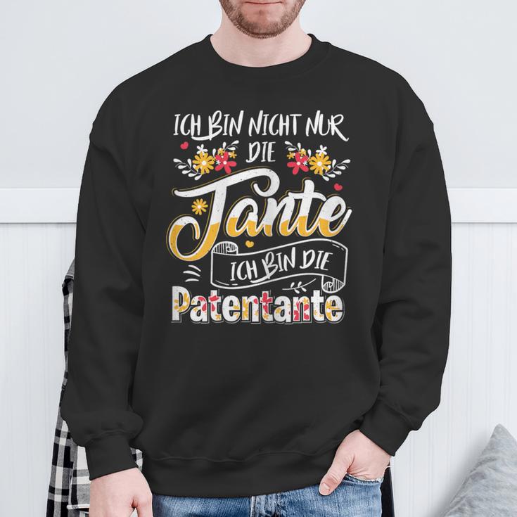 Ich Bin Nicht Nur Die Tante Ich Bin Die Patentante German Sweatshirt Geschenke für alte Männer