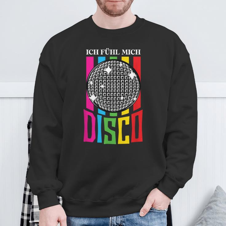 Ich Fühl Mich Disco Tanzen Musik Party Sweatshirt Geschenke für alte Männer