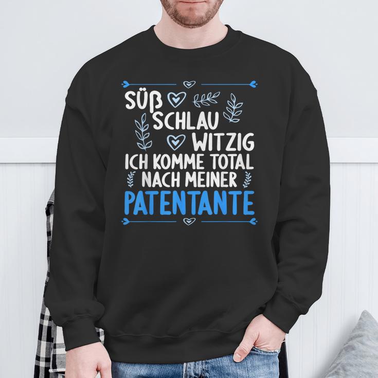 Ich Komme Totallnach Meiner Patentante Godson Sweatshirt Geschenke für alte Männer