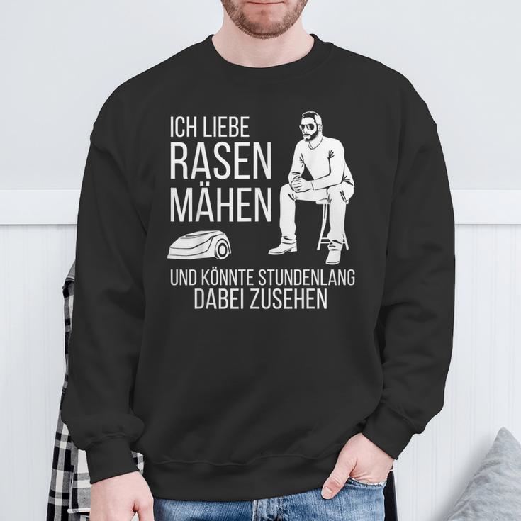 Ich Liebe Rasen Mow Ich Liebe Rasen Mow Sweatshirt Geschenke für alte Männer