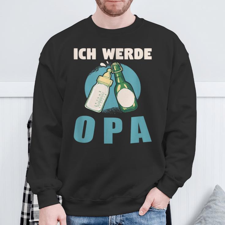 Ich Werde Opa 20242025 Sweatshirt Geschenke für alte Männer