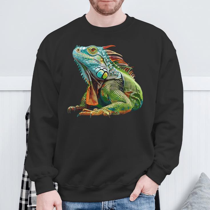 Iguana Sweatshirt Geschenke für alte Männer