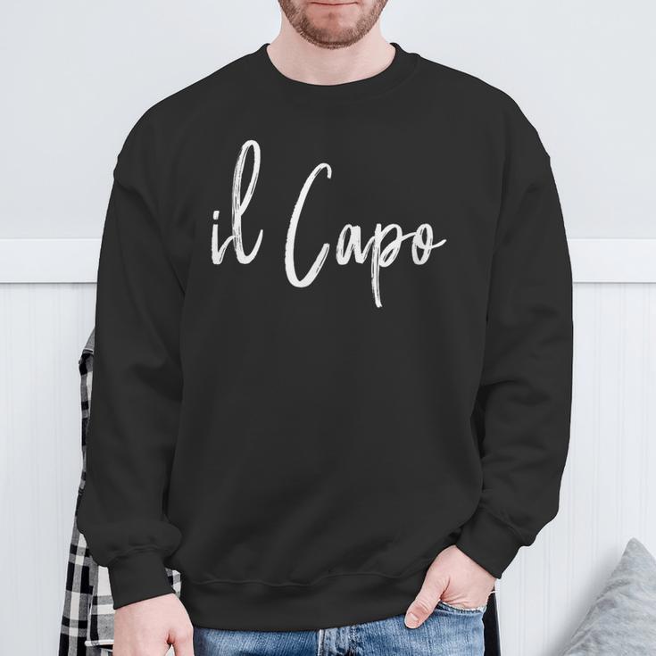 Il Capo Italian The Boss Sweatshirt Geschenke für alte Männer