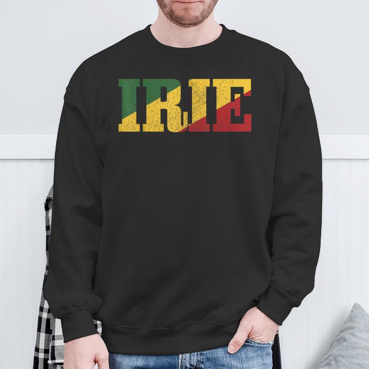 Irie Reggae Music Jamaica Retrointage Rasta Rastafari Sweatshirt Geschenke für alte Männer