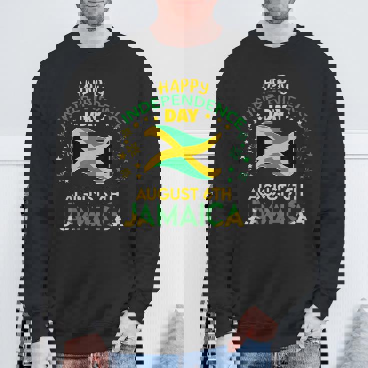 Jamaica 62Nd Independence Day Jamaican Pride Jamaica Flag Sweatshirt Gifts for Old Men