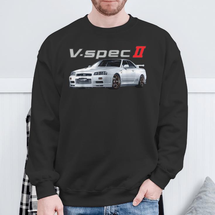 Jdm Auto R34-Spec Ii Rb26 Skyline Sweatshirt Geschenke für alte Männer