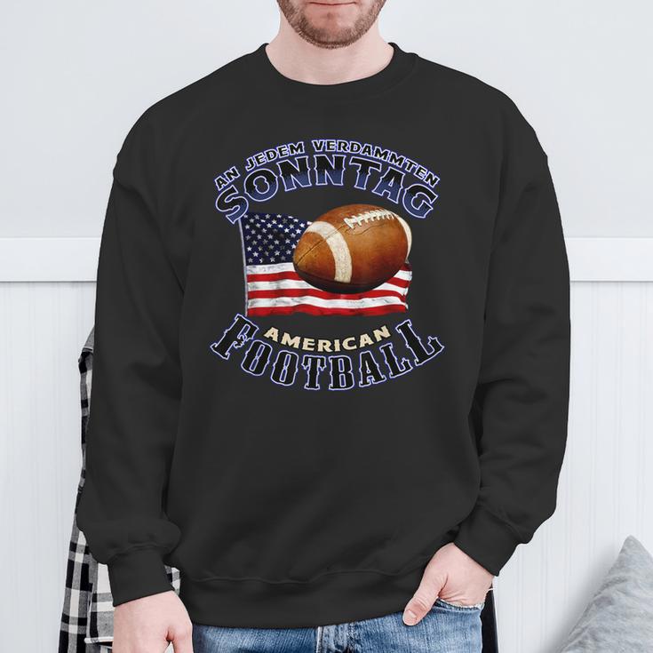 An Jedenerdammten Sonntag American Football S Sweatshirt Geschenke für alte Männer