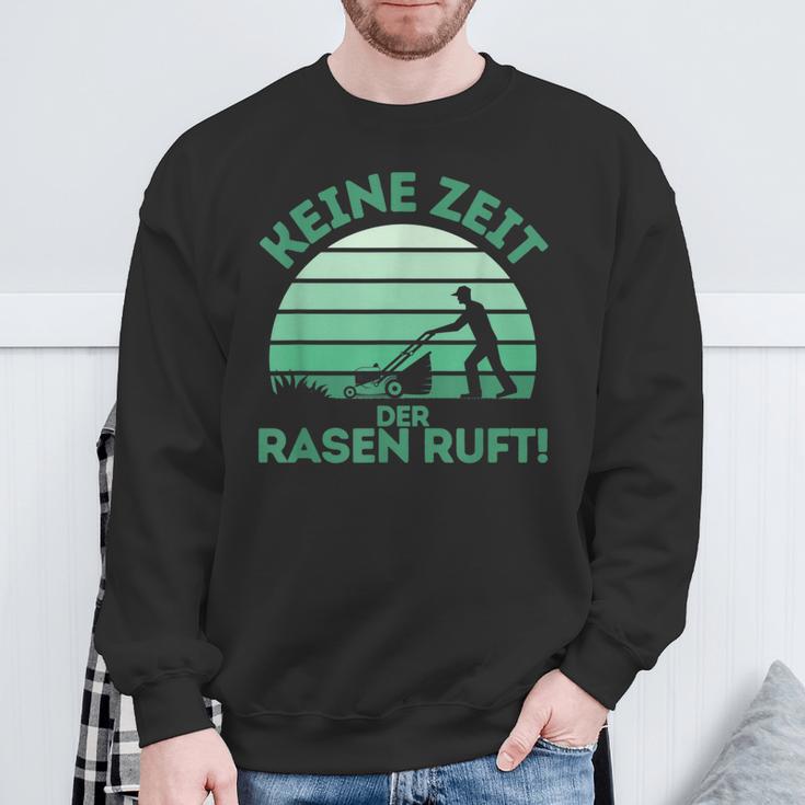 Keine Zeit Der Rasen Ruft Sweatshirt Geschenke für alte Männer