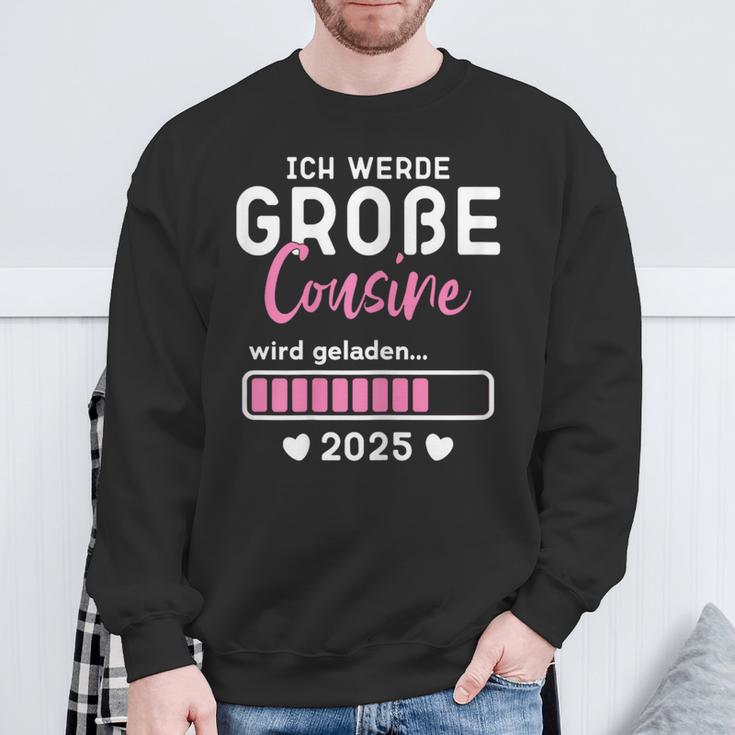 Kinder Ich Werde Große Cousin 2025 Große Cousin Geladen 2025 Sweatshirt Geschenke für alte Männer