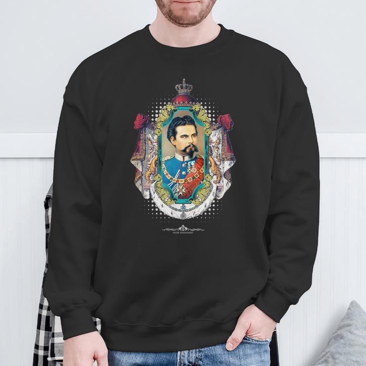 King Ludwig Ii Prunk Sweatshirt Geschenke für alte Männer