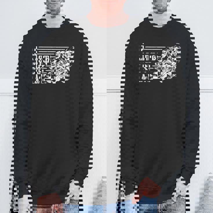 Le Moto Gp C'est Laie Moto Gp Courses Motos Motard Humour Sweater e Cadeaux pour les vieillards