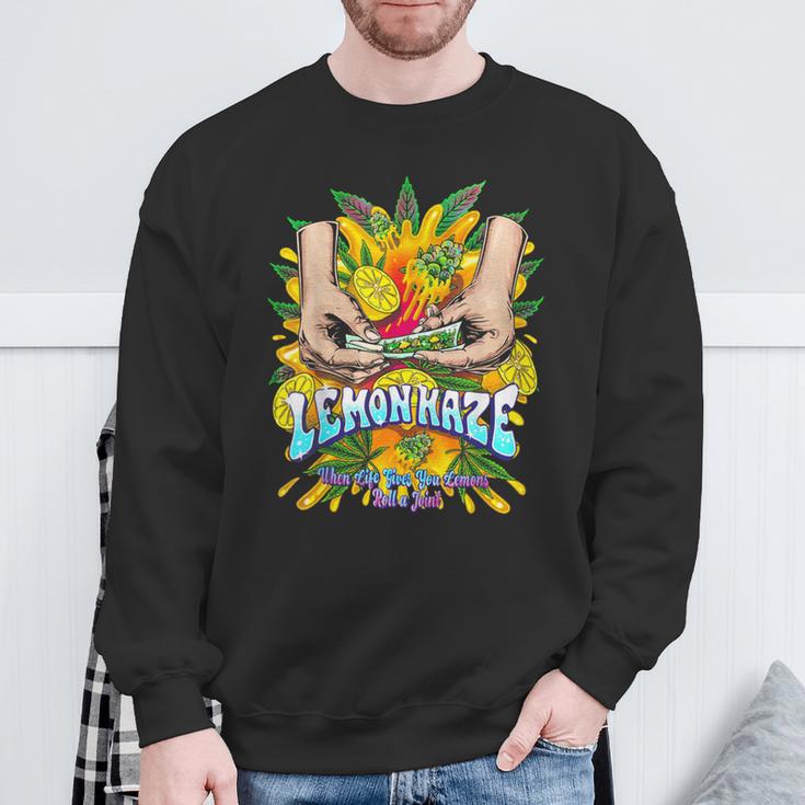 Lemon Haze Cannabis Marijuana Sweatshirt Geschenke für alte Männer