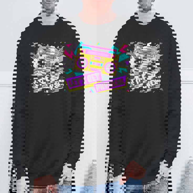 Let Get Physical 80S Costume Party Halloween Retro Workout Sweatshirt Gifts for Old Men