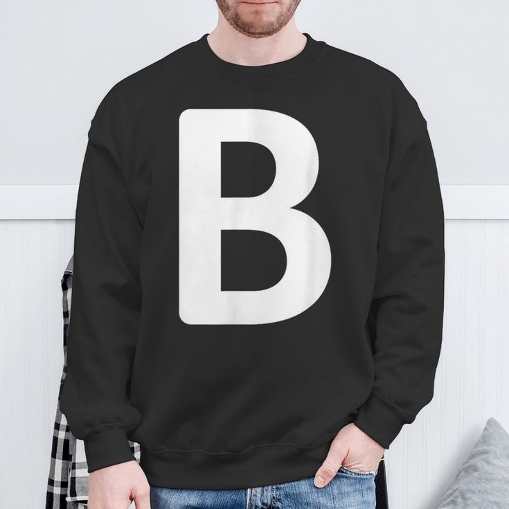 Letter B Sweatshirt Geschenke für alte Männer