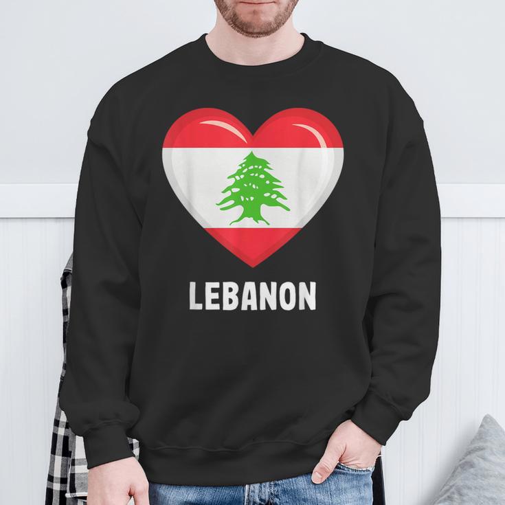 Libanon Flag Lebanese Sweatshirt Geschenke für alte Männer