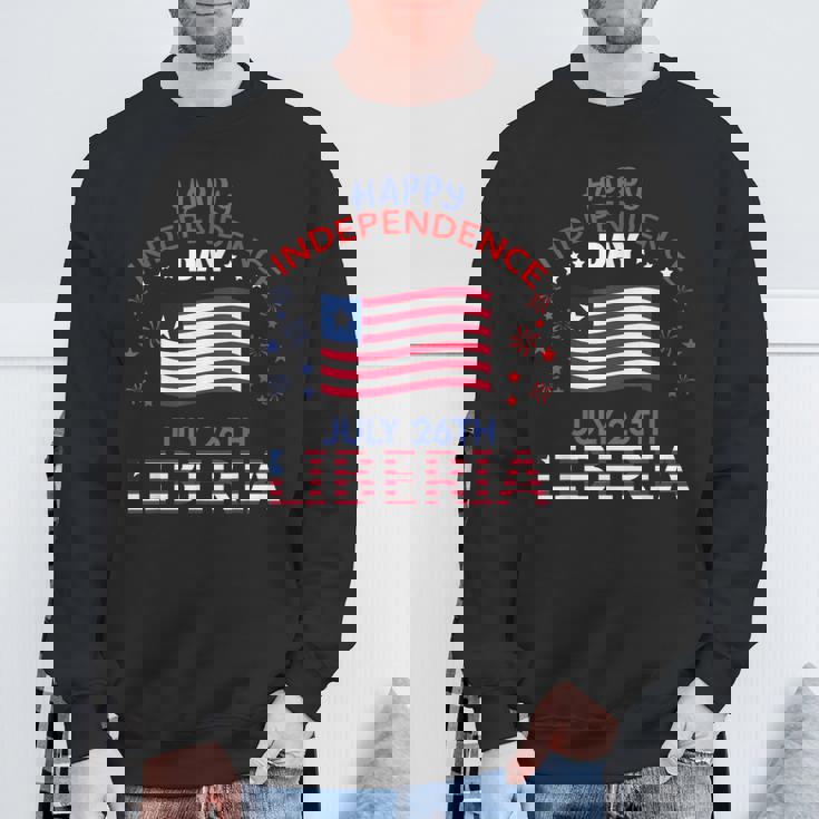 Liberia 177Th Independence Day Liberian Pride Liberia Flag Sweatshirt Gifts for Old Men