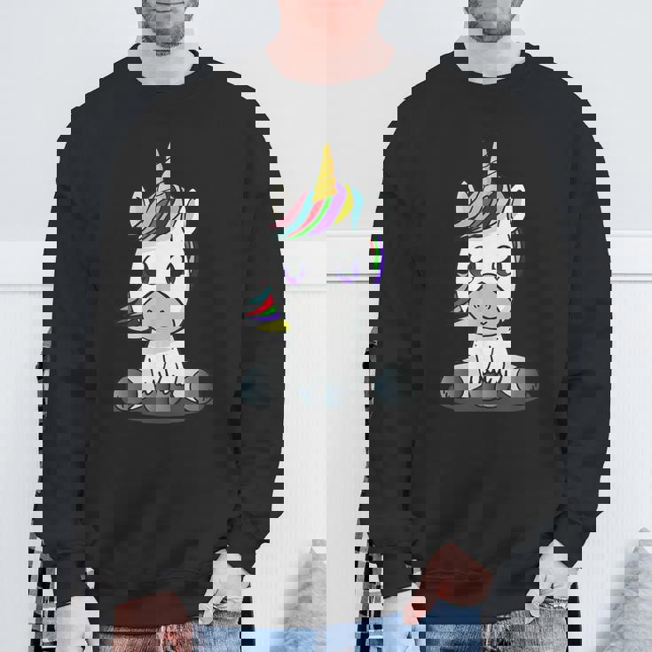 Licorne Mignon Enfants Et Adultes Sweater e Cadeaux pour les vieillards