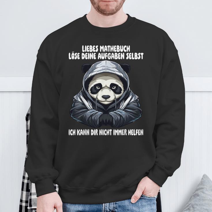 Liebes Mathebuch Löse Deine Aufgaben Selbst Mathe Sweatshirt Geschenke für alte Männer