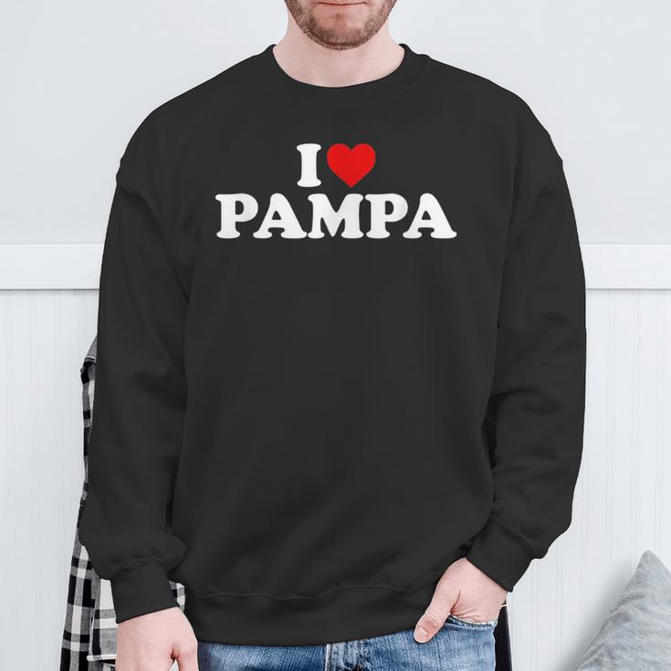 I Love Pampa Sweatshirt Geschenke für alte Männer