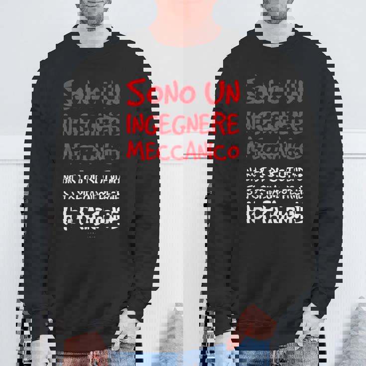 Maglia Ingegnere Meccanico Regalo Laurea Ingegneria Felpa Regalos para ancianos