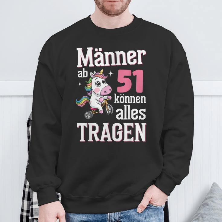 Männer Ab 51 Kann Alles Tragen 51St Birthday Sweatshirt Geschenke für alte Männer