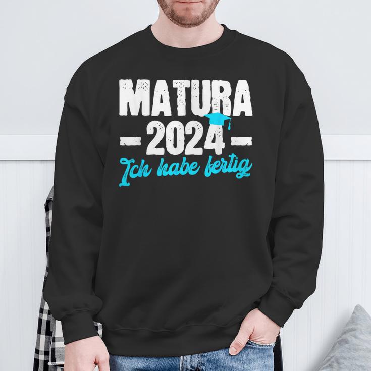 Matura 2024 Ich Habe Fertig Matura Bestanden Sweatshirt Geschenke für alte Männer