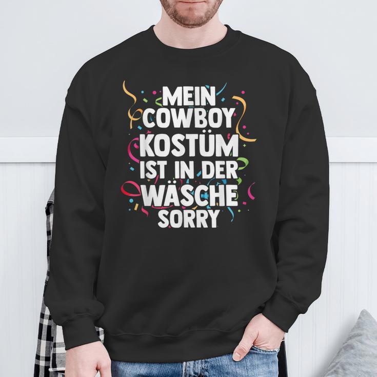 Mein Cowboy Kostüm Ist In Der Wäsche Carnival Sweatshirt Geschenke für alte Männer