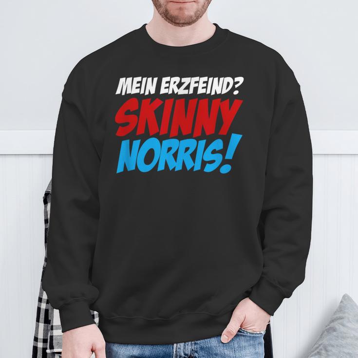 Mein Erzfeind Skinny Norris Sweatshirt Geschenke für alte Männer