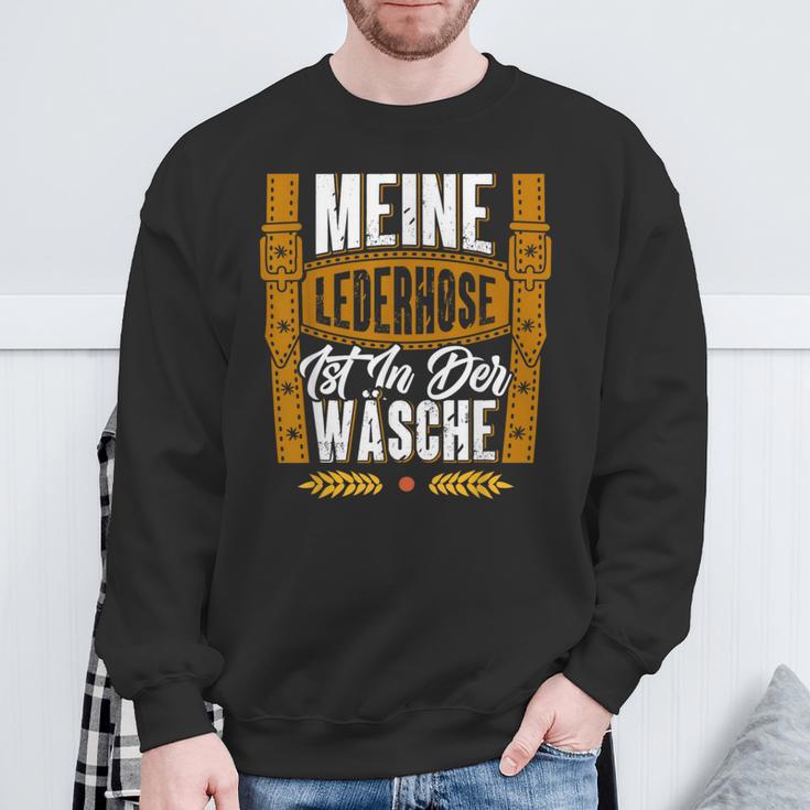 Meine Lederhose Ist Noch In Der Waschen Sweatshirt Geschenke für alte Männer