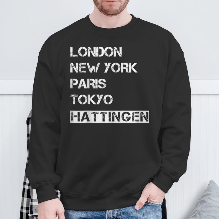 Meine Stadt Geburtort & Heimatliebe Hattingen Sweatshirt Geschenke für alte Männer