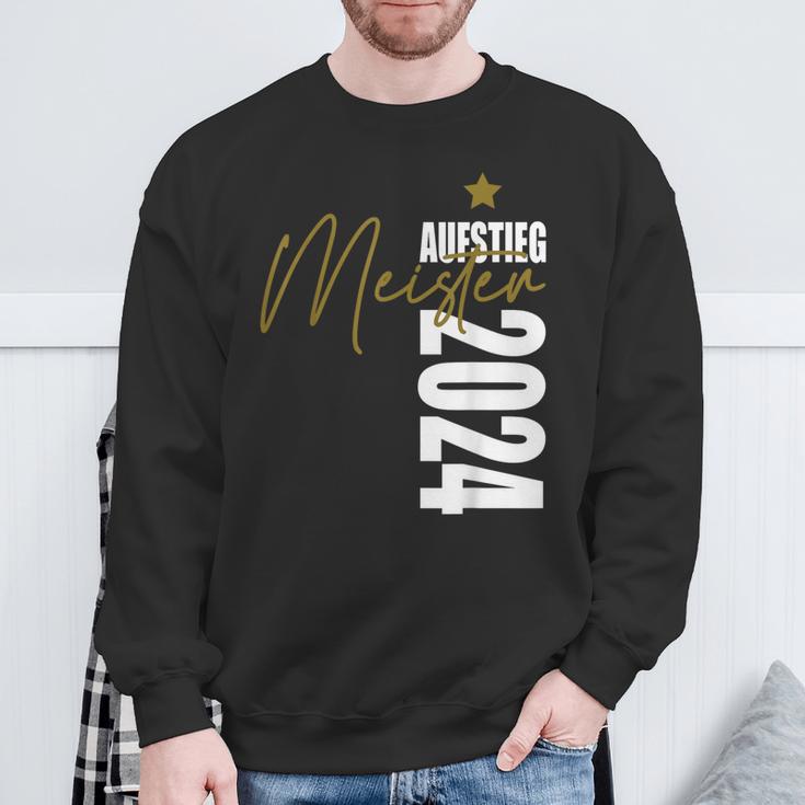 Meister 2024 Aufsteiger Champion Team Football Fun Sweatshirt Geschenke für alte Männer