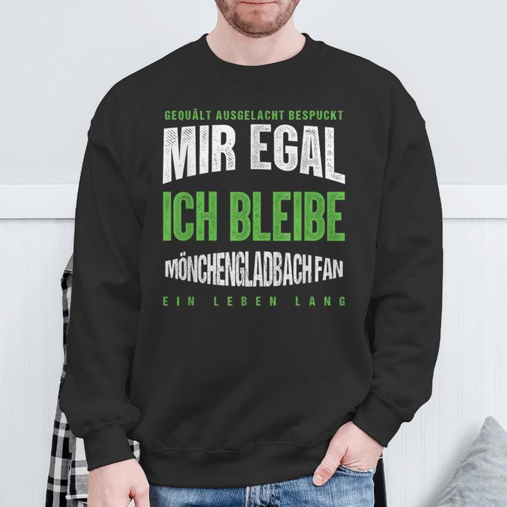 Mir Egal Ich Bleibe Mönchengladbach Fan Football Fan Sweatshirt Geschenke für alte Männer