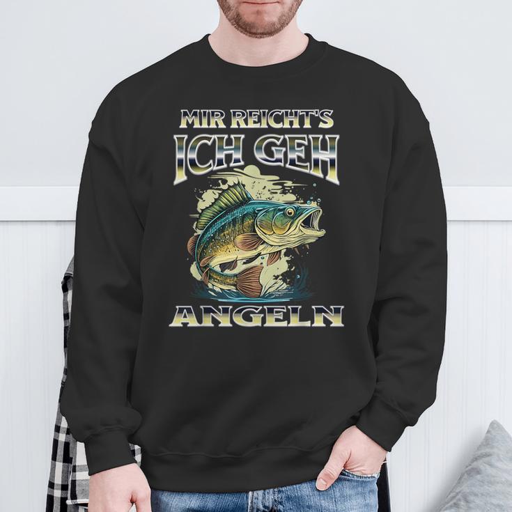 Mir Reicht's Ich Geh Angeln For Anglers Sweatshirt Geschenke für alte Männer