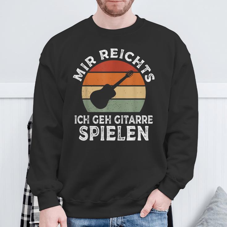 Mir Reichts Ich Geh Gitarre Spielenintage Retro Sweatshirt Geschenke für alte Männer