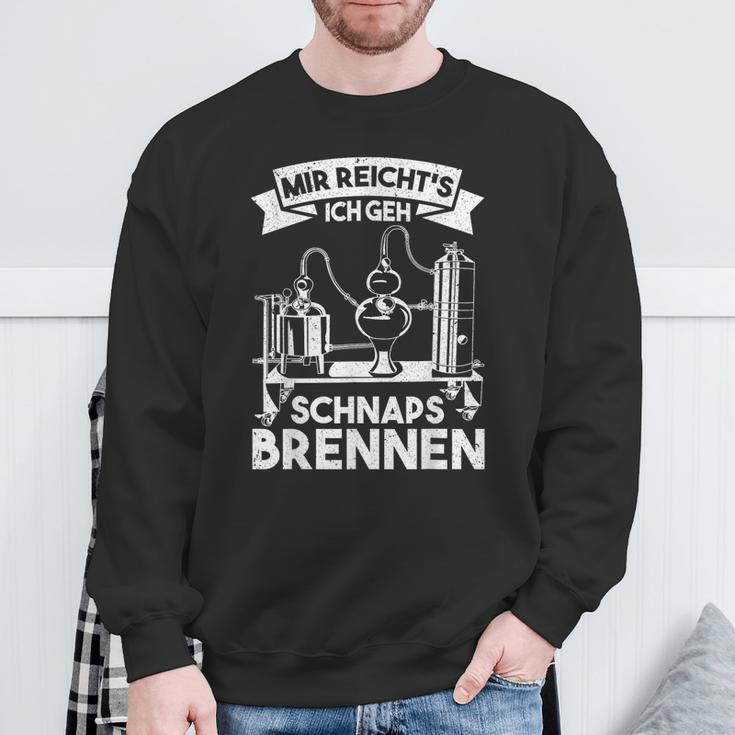 Mir Reicht's Ich Geh Schnapsbrenner Brenner Sweatshirt Geschenke für alte Männer