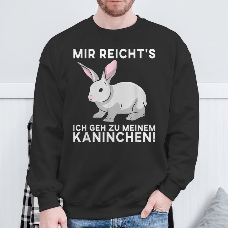 Mir Reichts Ich Geh Zu Mein Rabinchen Cute Rabbit Sweatshirt Geschenke für alte Männer